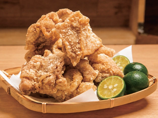 沖縄 シークヮーサー唐揚げ