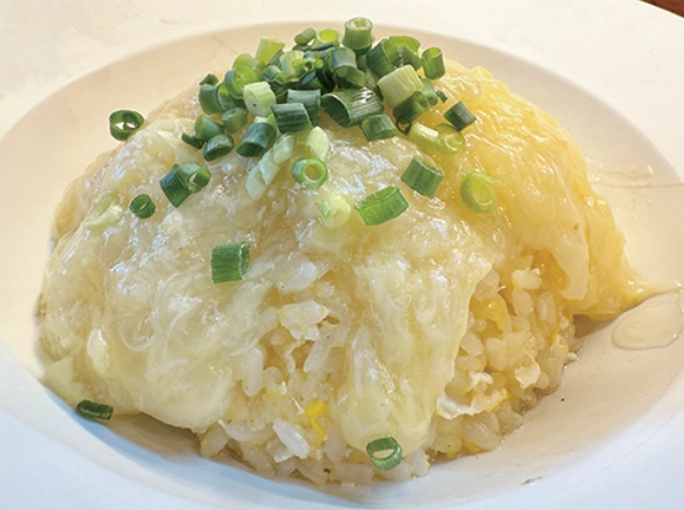 とろ～り蟹玉あんかけチャーハン